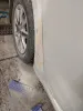Тонкий  слой шпаклевка